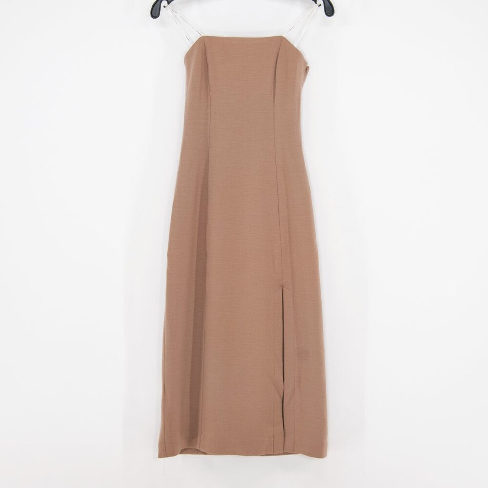 Vintage Susan Lazar Wool Strapless Maxi Dress – Size 2